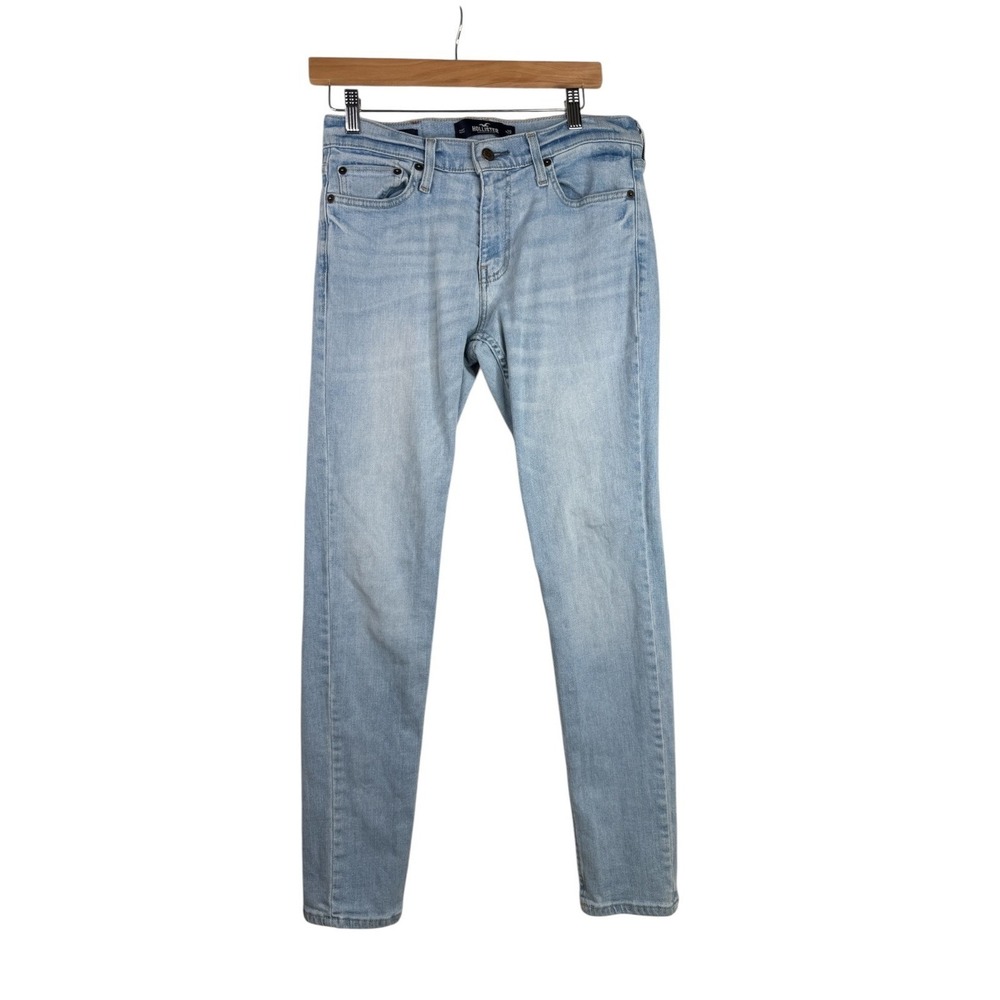 Hollister Skinny Epic Flex Jeans size 29X32 Light Blue‎ Wash